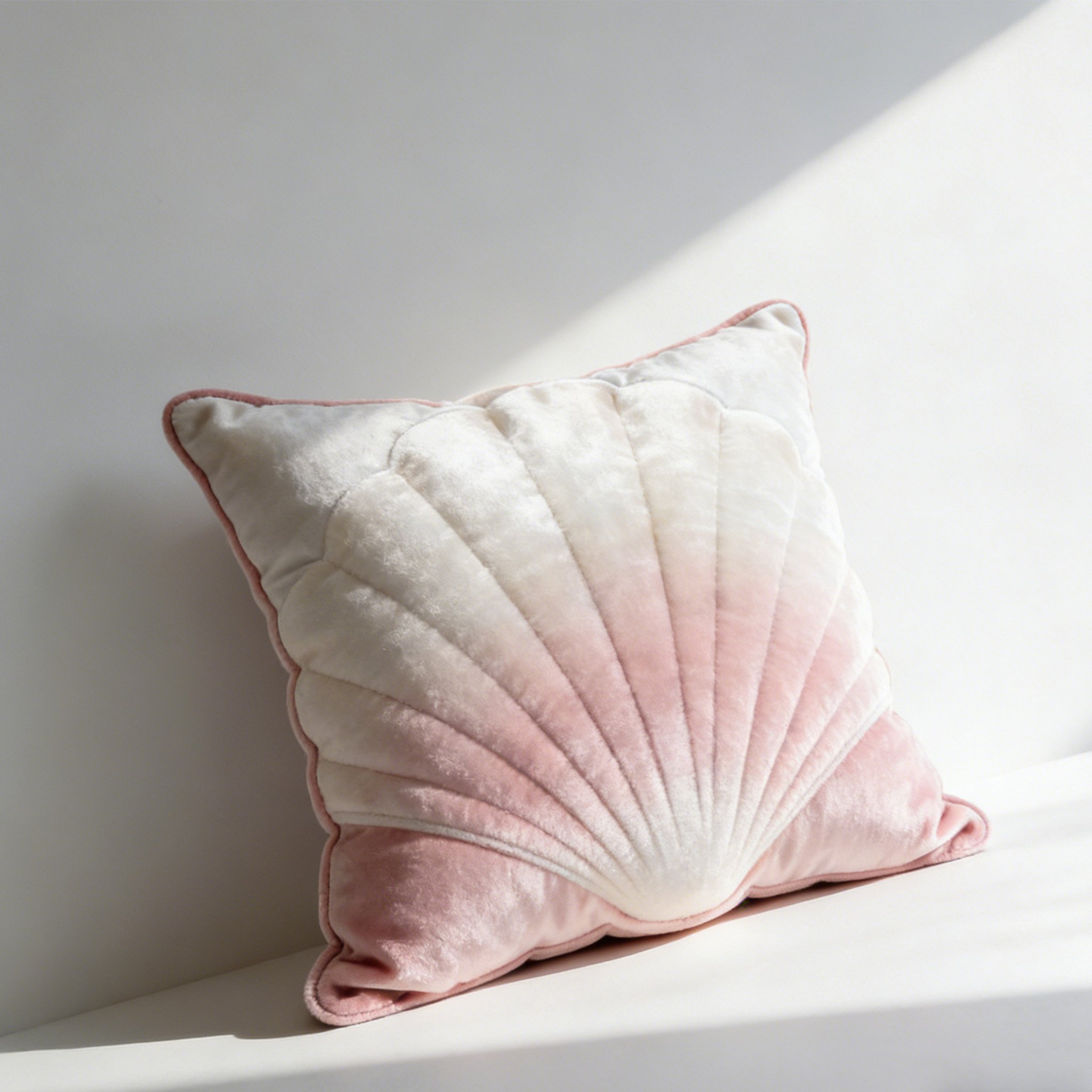Χαριτωμένο μαξιλάρι αγκαλιάς βελούδινο κοχύλι