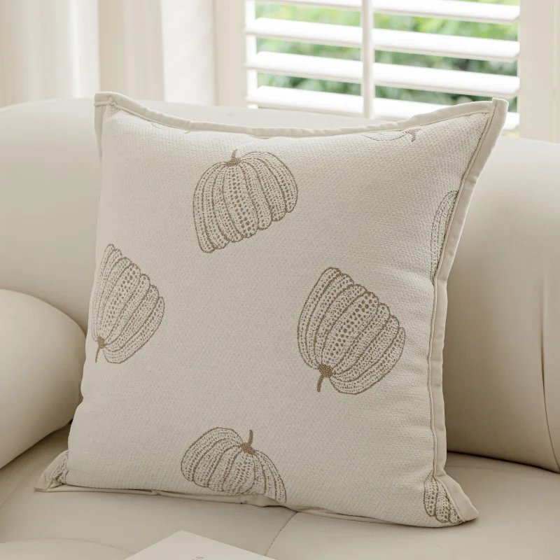패션 홈 크림색 사각형 거실 소파 쿠션