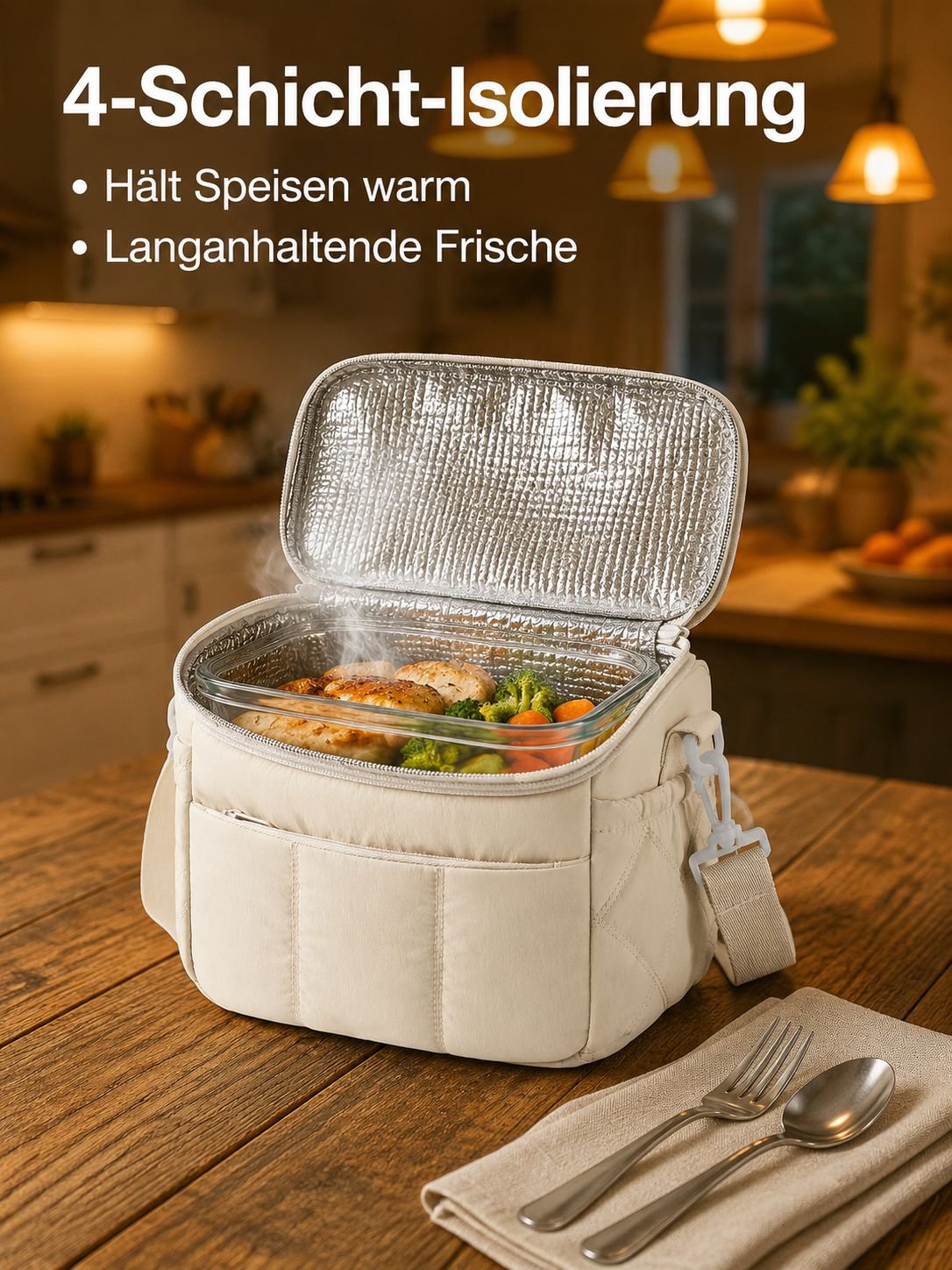 Tragbare leichte Isoliertasche für Brotdosen