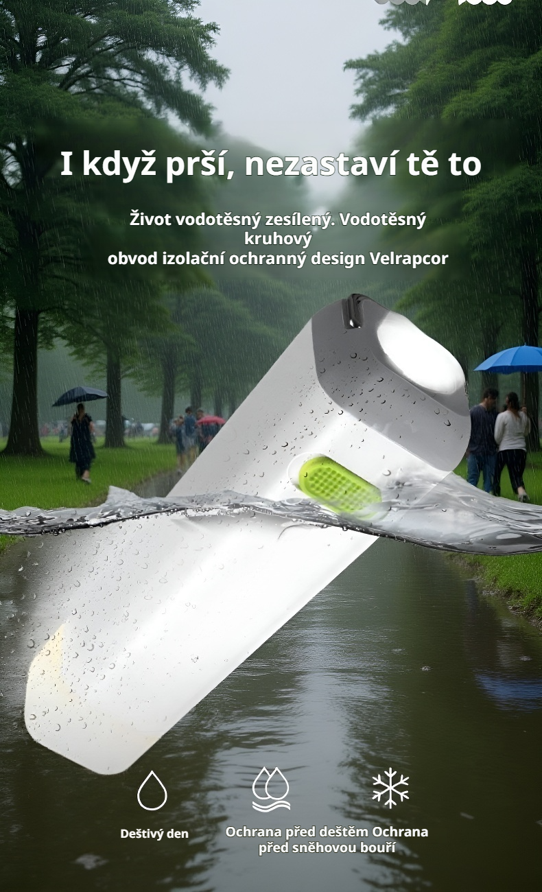 Praktická mini baterka pro outdoor aktivity