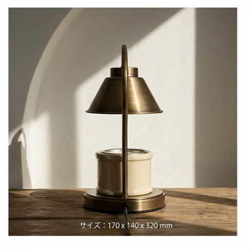 アンティーク調インテリアに合う蝋燭ランプ