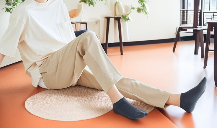 신축성 좋은 남자 굽이 없는 덧신