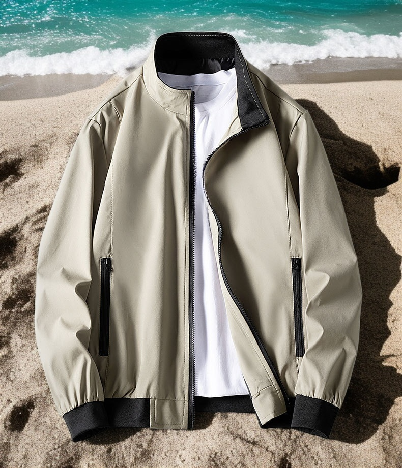 남성 겨울 아우터 후면 디자인