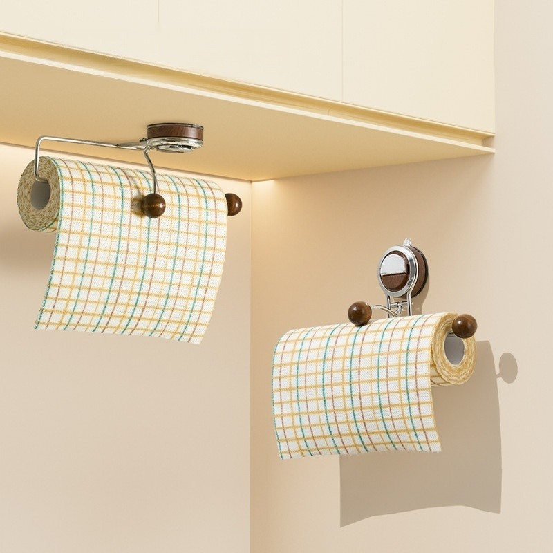 No-Drill Suction Towel and Tissue Rack
