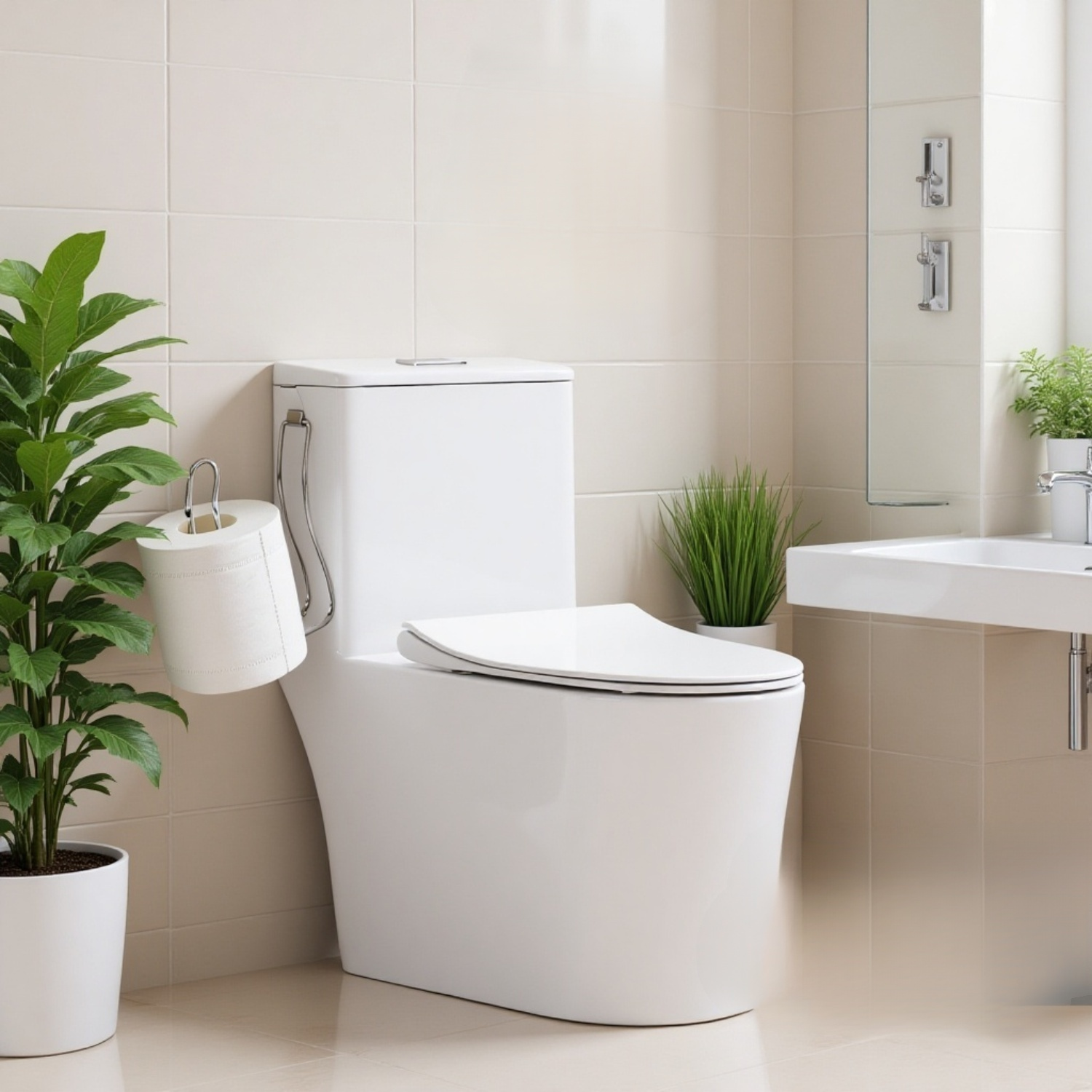 Papierhandtuchhalter für Bad, selbstklebend