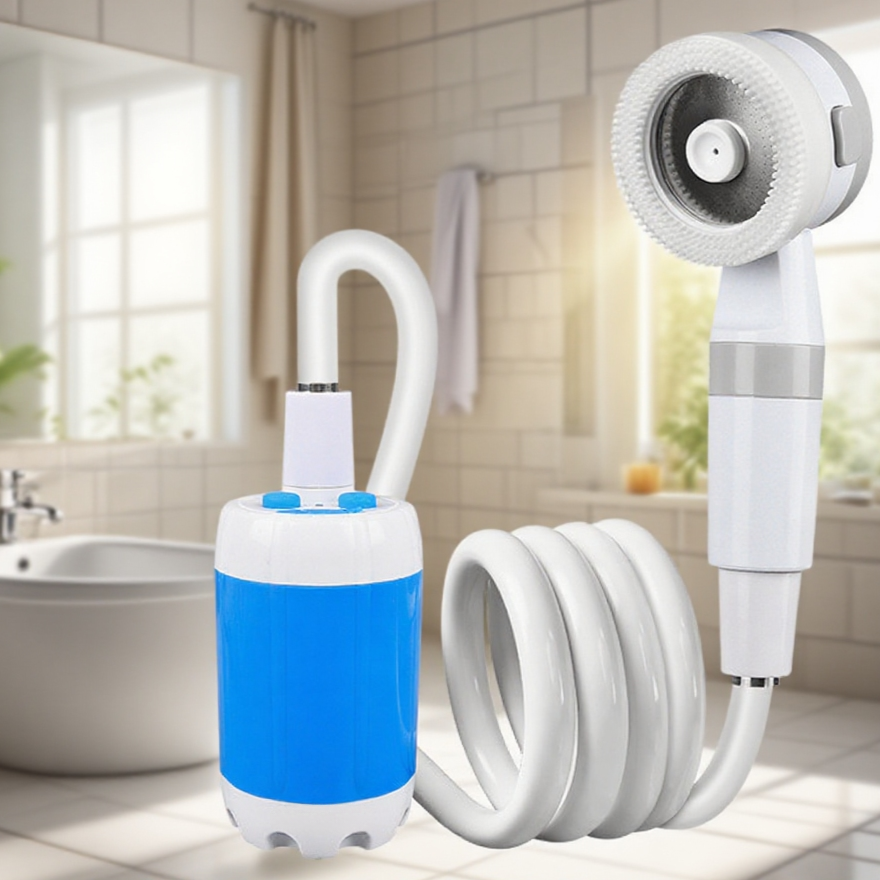 Outdoor mobile portable shower