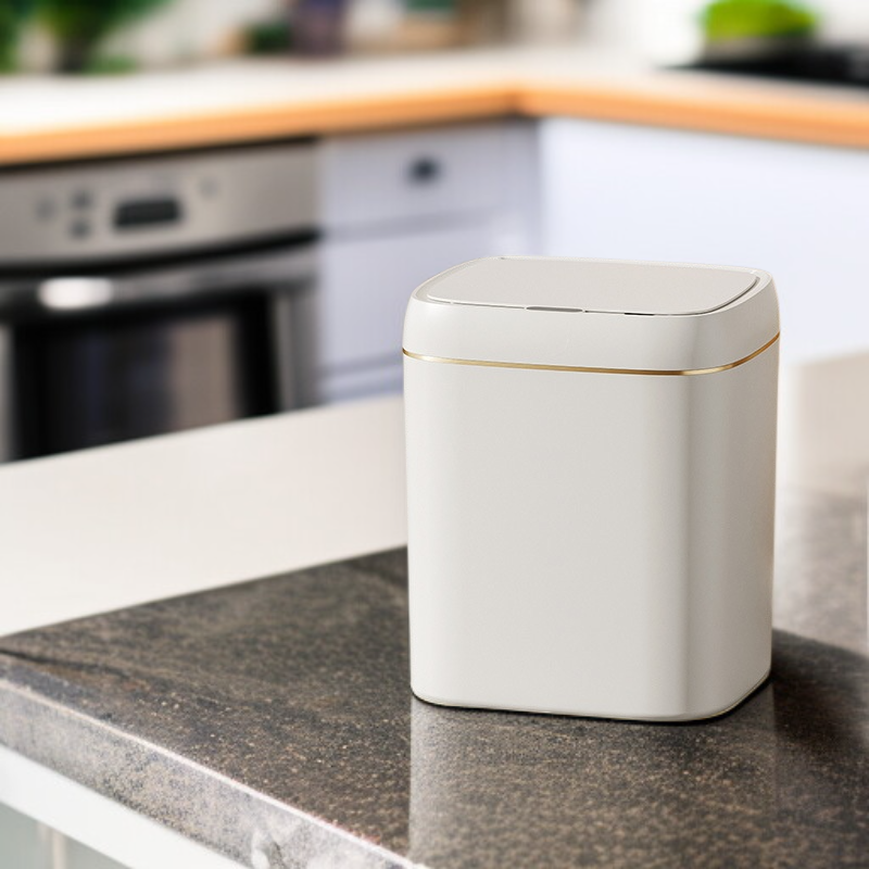 인텔리전트 가정용 센서 휴지통 자동 뚜껑 오픈 방취 밀폐 쓰레기통