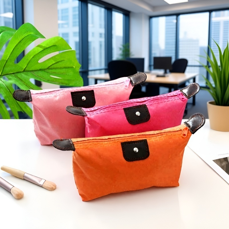 Small cosmetic storage bag for women on the go