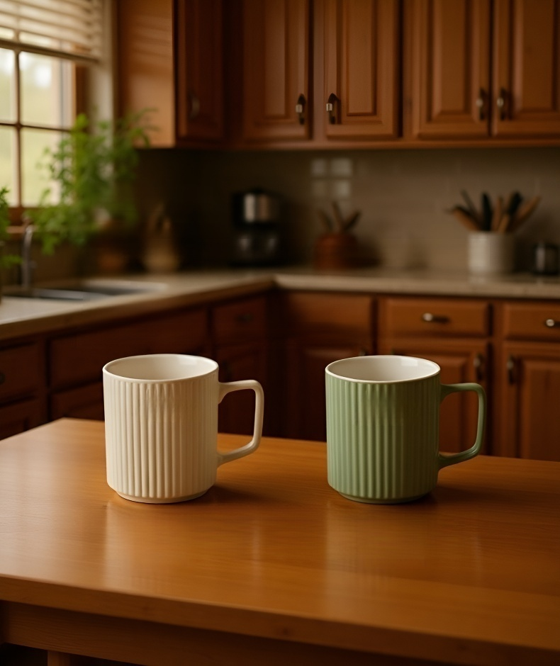 여름철 홈카페용 머그컵