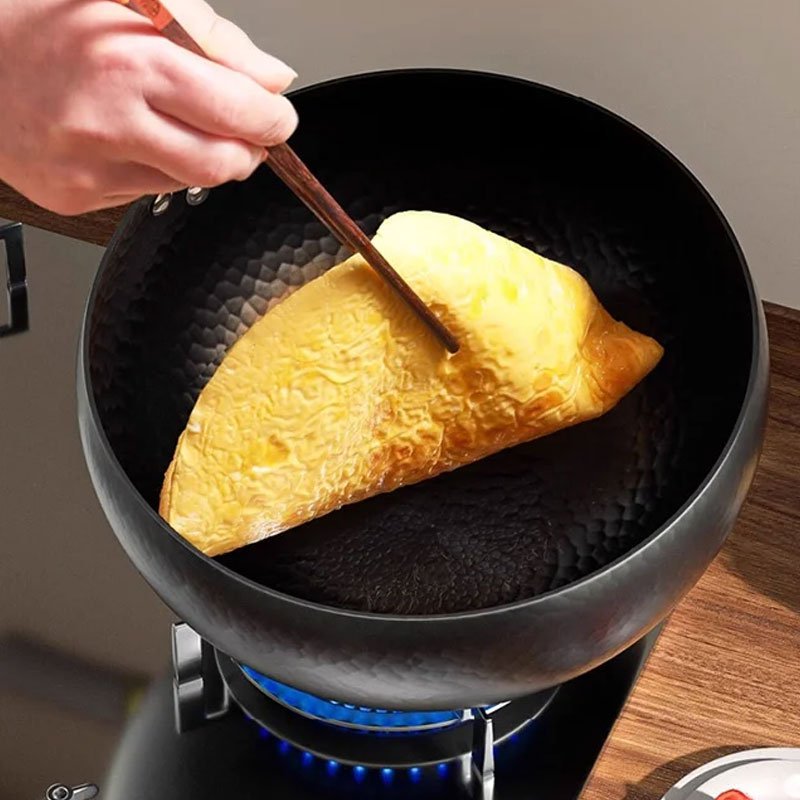 Handcrafted Hammered Texture Large Belly Pot