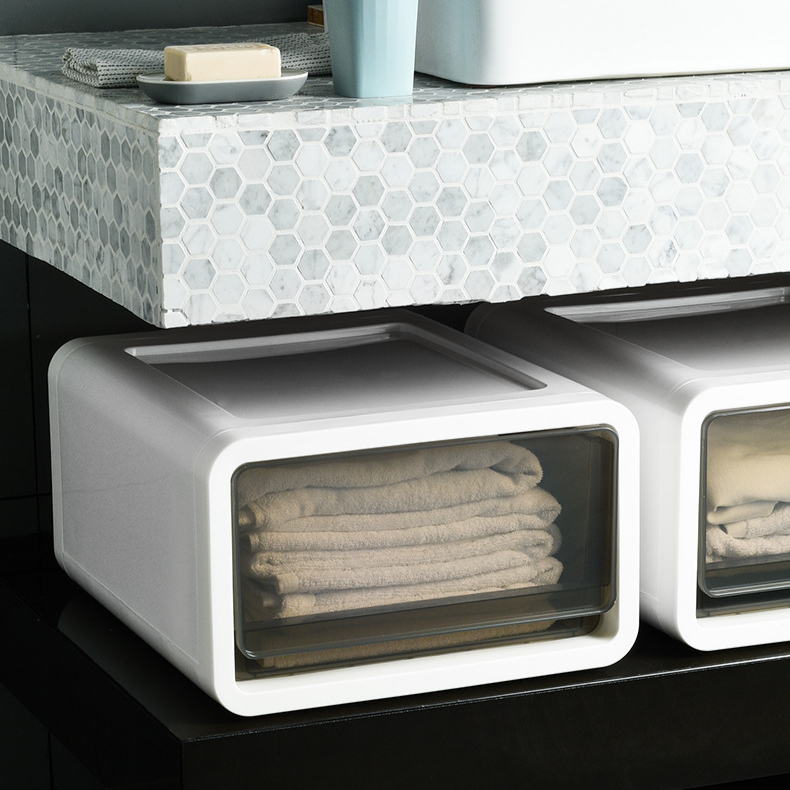 特大號塑料收納箱 抽屜式多層整理櫃 衣物儲物箱