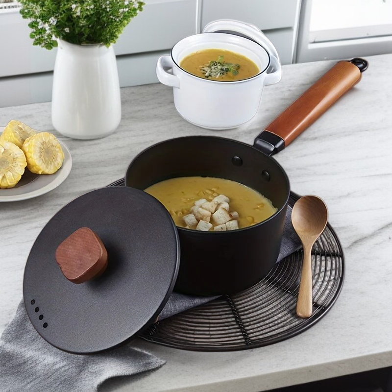 스프 포트 인스턴트 누들 냄비 뚜껑 포함