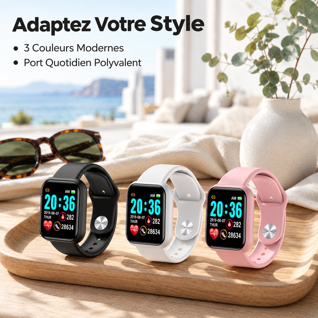 Bracelet intelligent multifonctionnel pour le suivi de la santé