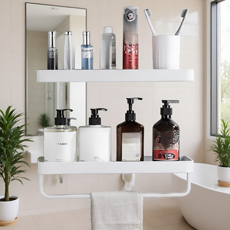 Modernes Badezimmer Glas Waschtisch ohne Loch mit Spiegel