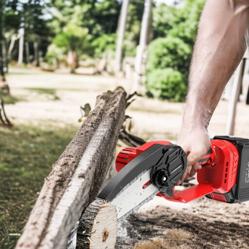 Mini sierra eléctrica de mano con batería de litio