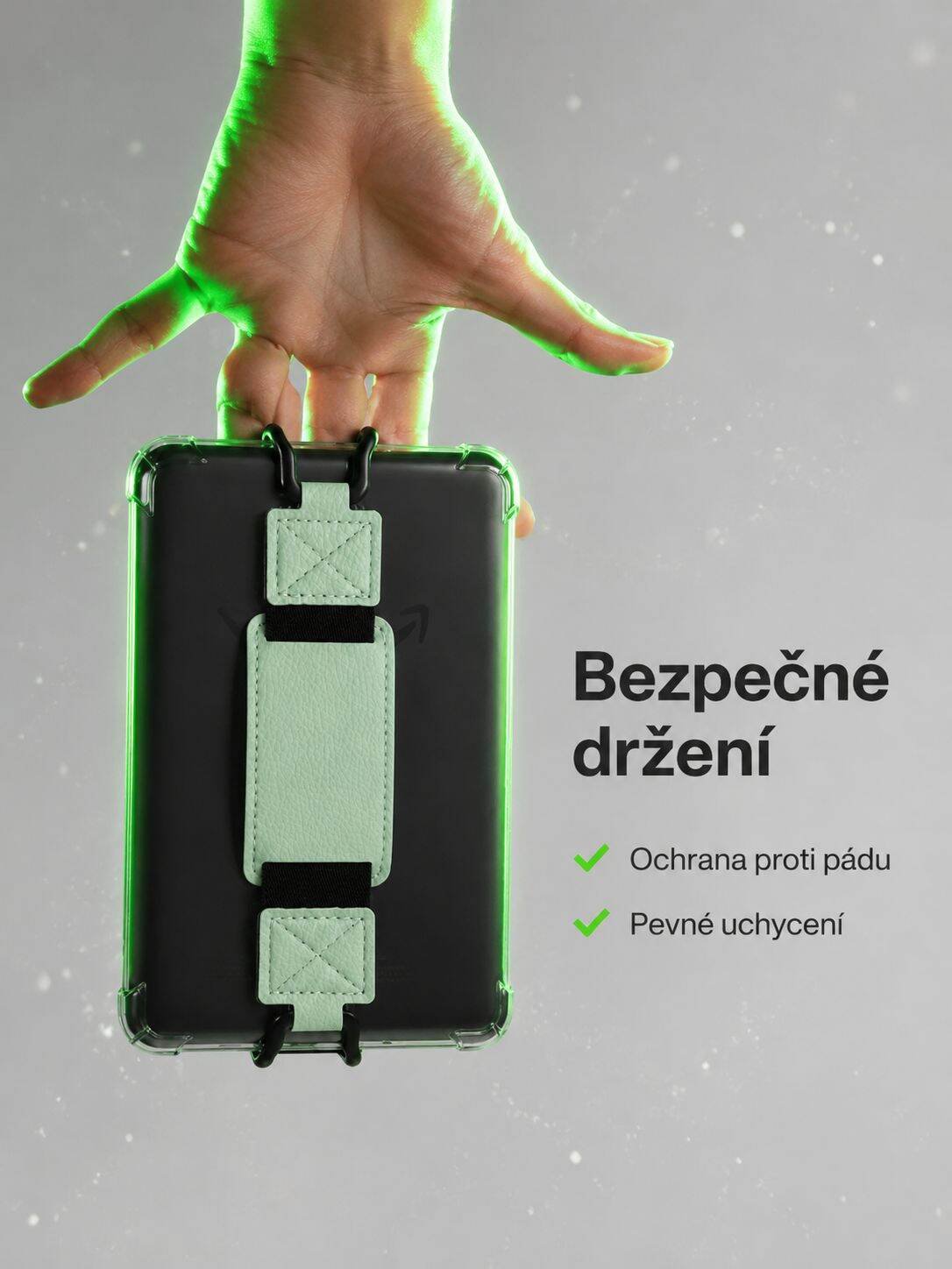 Držák na tablet s ochranou proti pádu