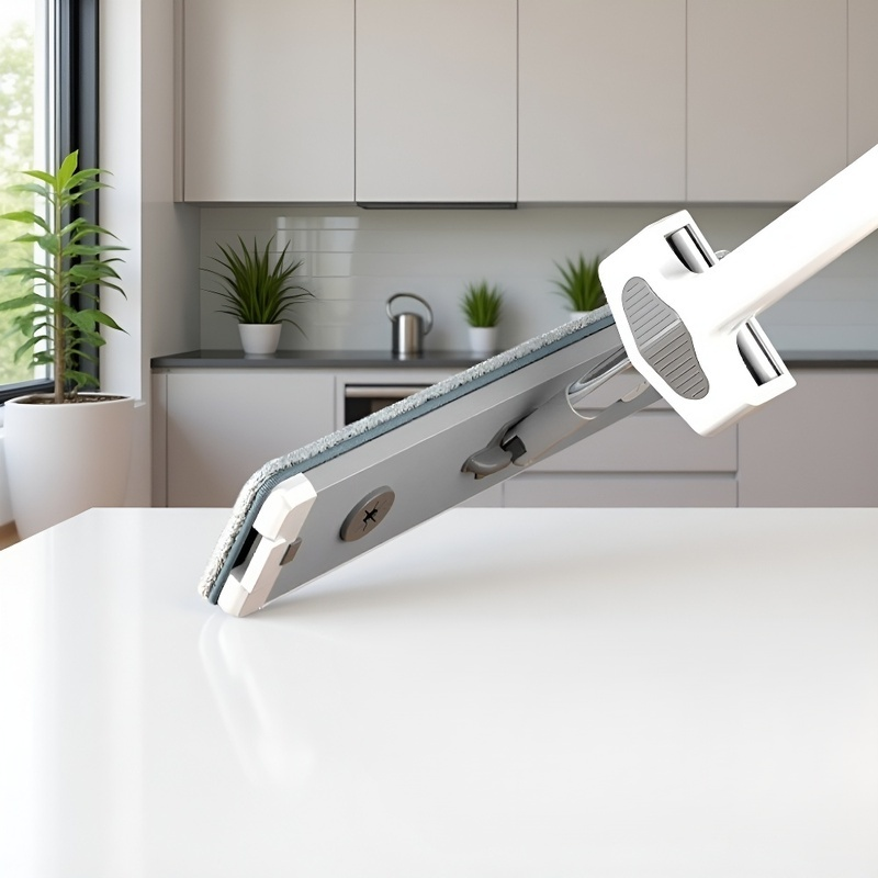 Durable mop bucket with hands-free wringer