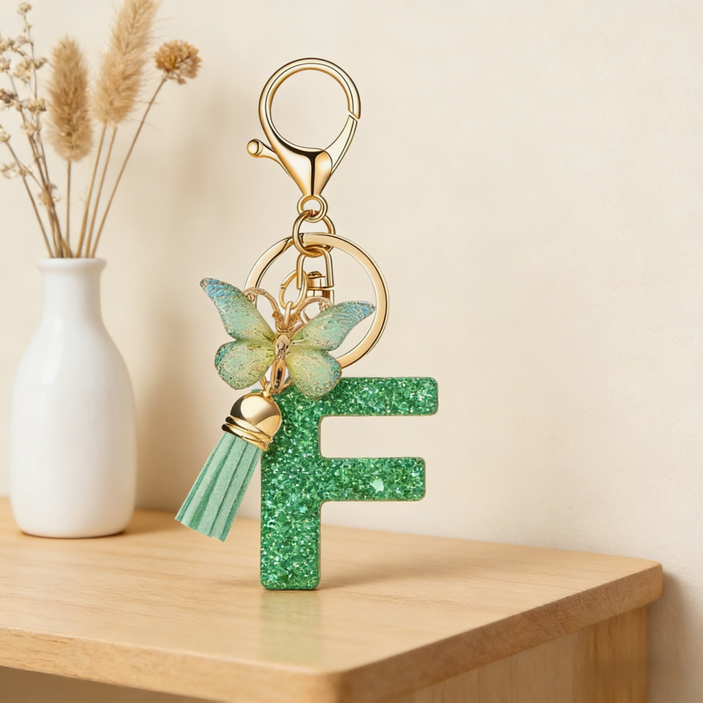 Letter keychain