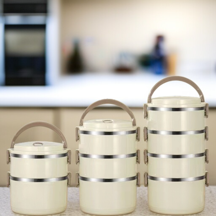 Multi-layer Insulated Leak-proof Bento Box for Commuters