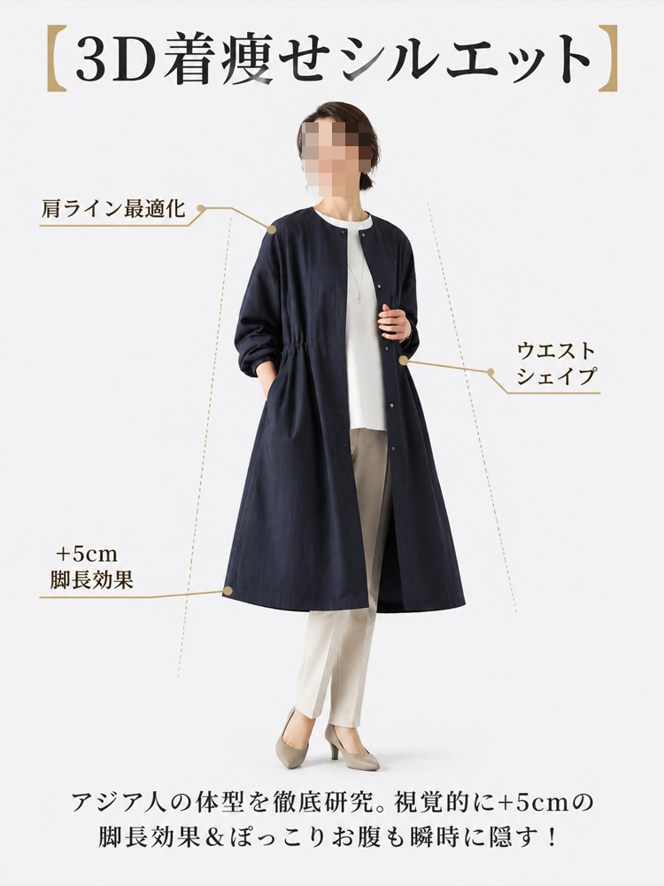 ロングトレンチコート