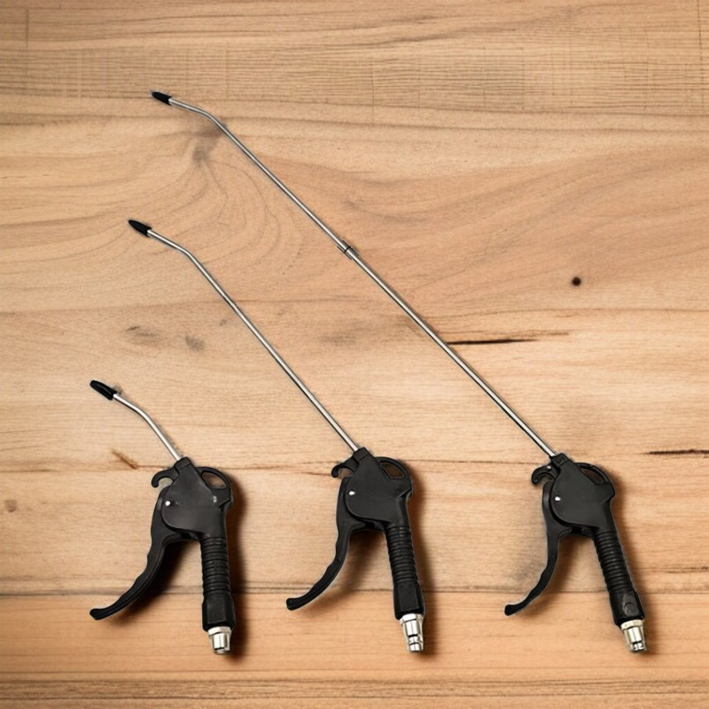 黒いプラスチック塵の吹き矢の調節可能な気流の延長ハンドルの空気用具の付属品付け外し可能なワイヤー塵の吹く黒い気流のプラスチック塵の吹き矢