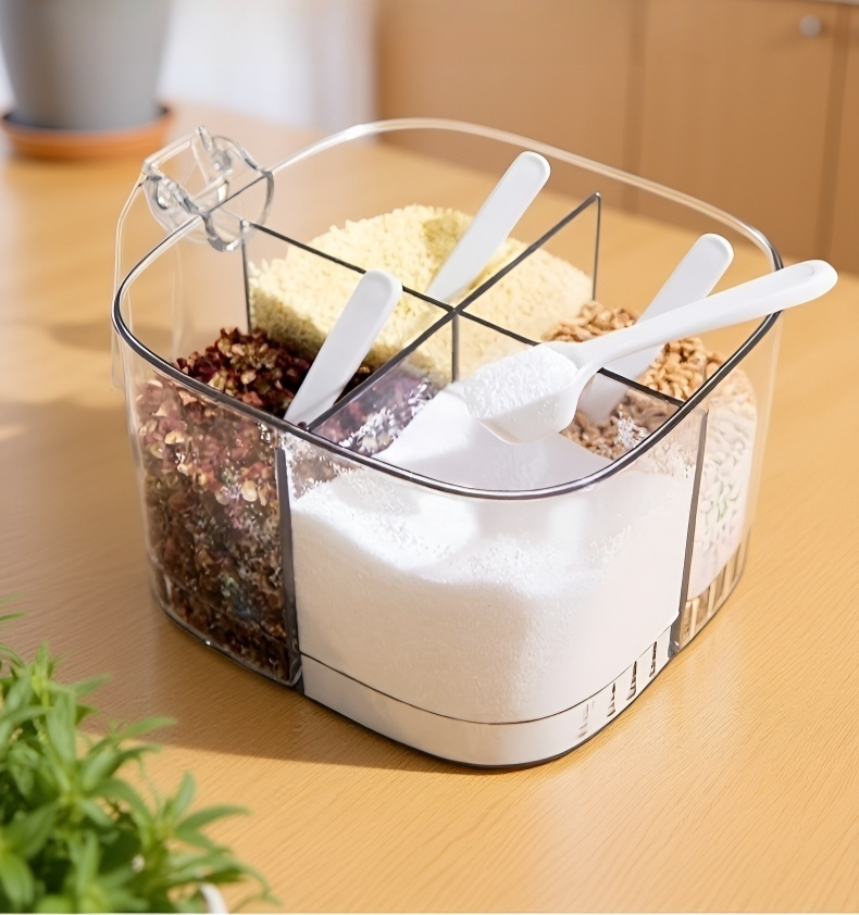 حفظ الملح وMSG في علبة توابل مدمجة