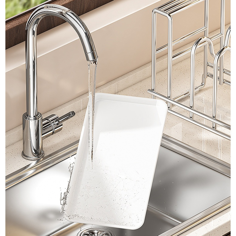 Stainless Steel Pot Lid and Knife Organizer Rack