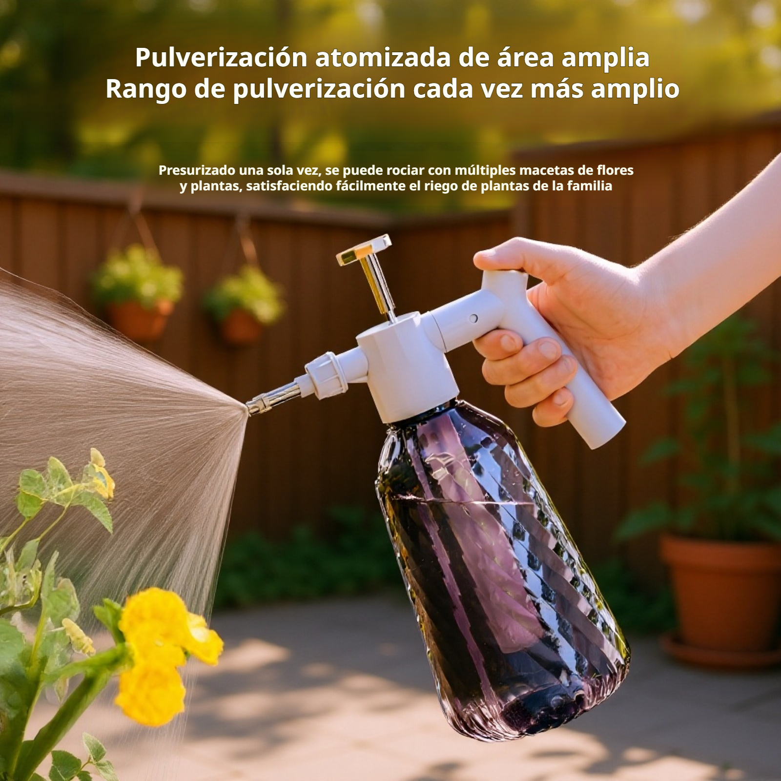 Pulverizador de aire a presión para limpieza doméstica