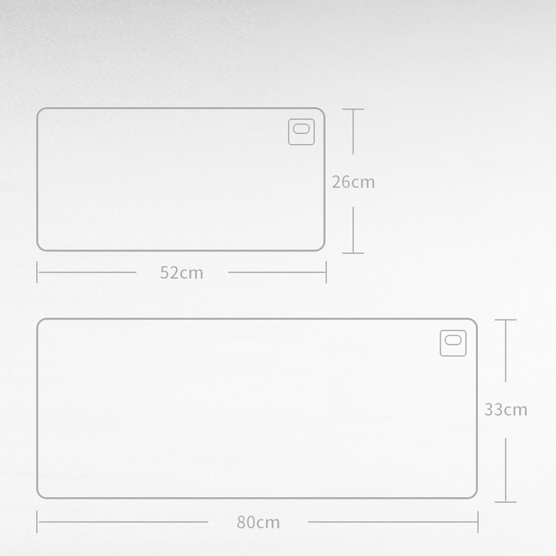  안전한 가열 마우스패드, 실내 사용 시 걱정 없는 초대형 마우스패드