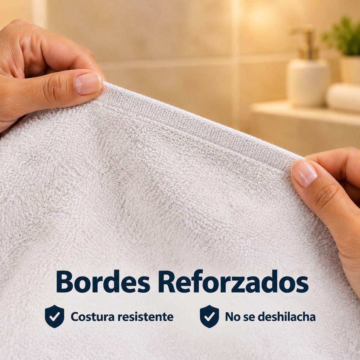 Toalla cuadrada desechable de algodón puro para hoteles