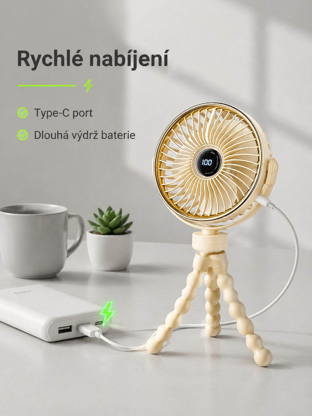 Ventilátor chobotnice v domácím prostředí