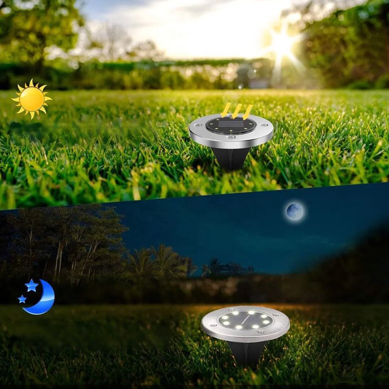 Solar buried light plug lawn light