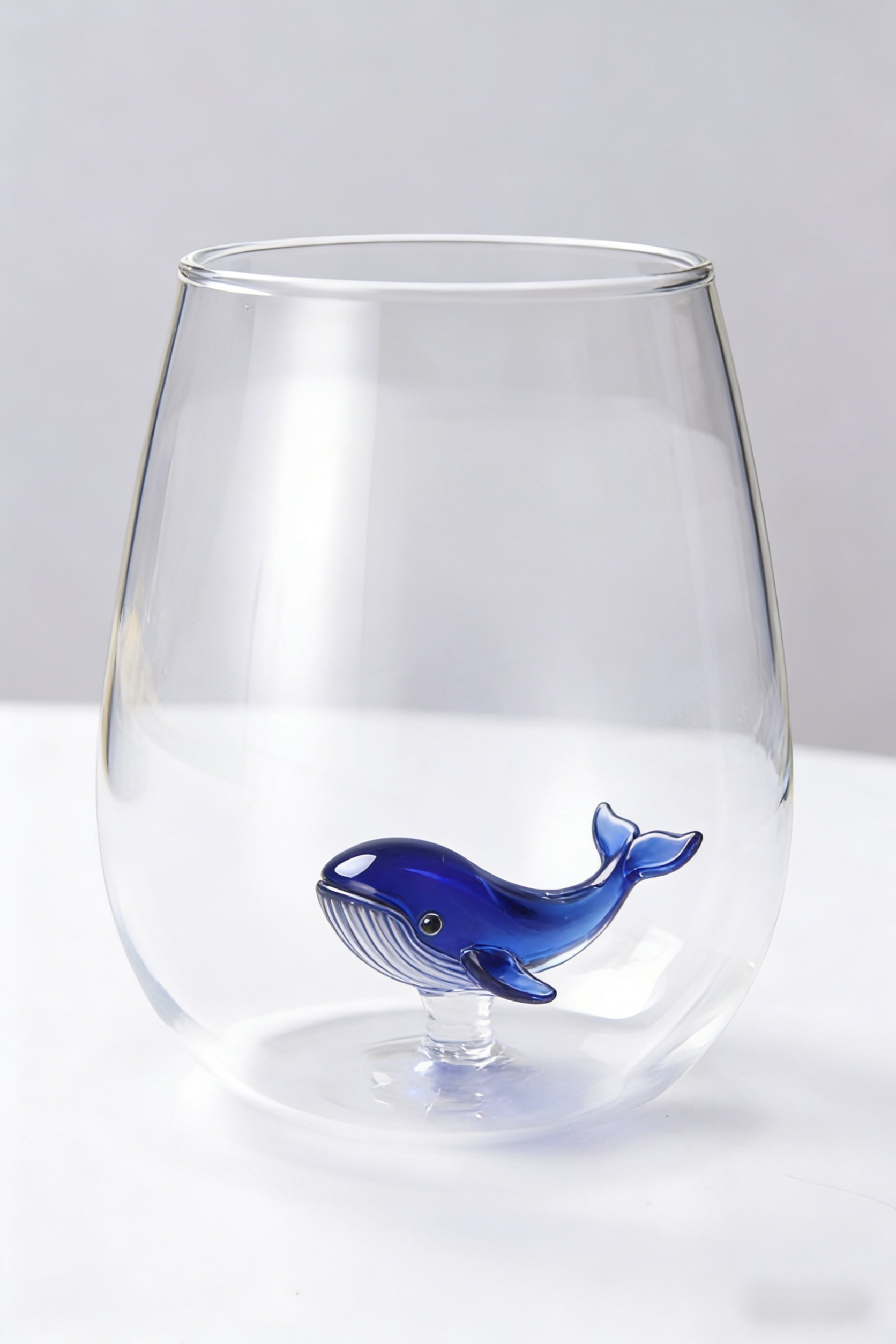 Eco-friendly glass cup with bee motif