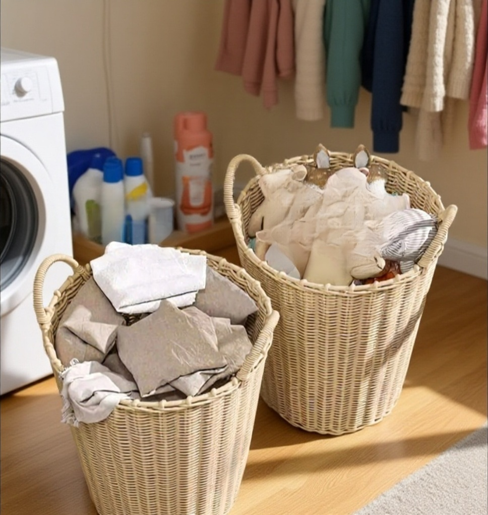 Organizador de ropa sucia con gran capacidad de almacenamiento