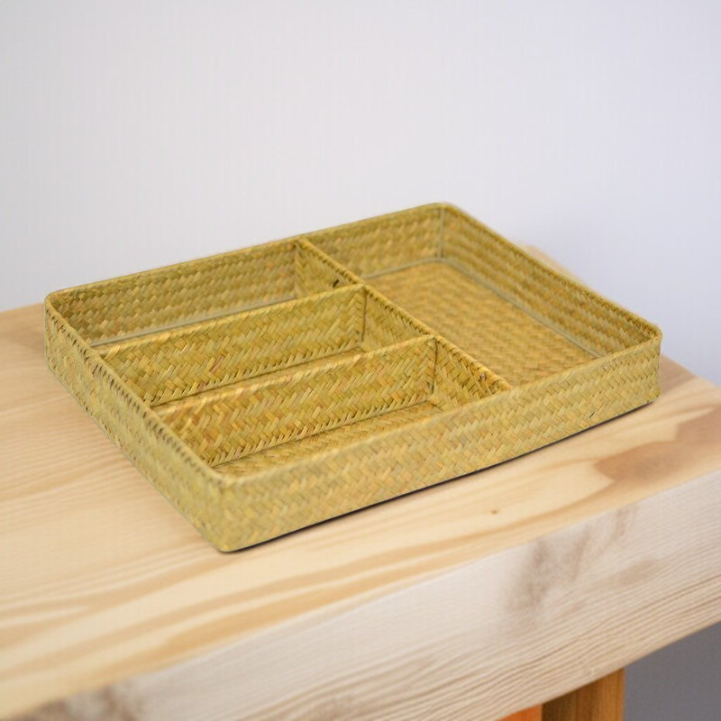 칸막이 정리 짜임 수납 바구니