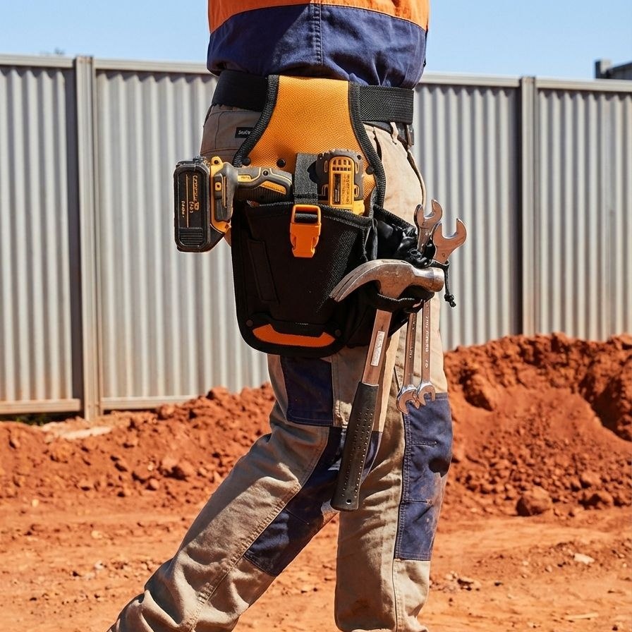 プロ仕様ウエストバッグ着用イメージ