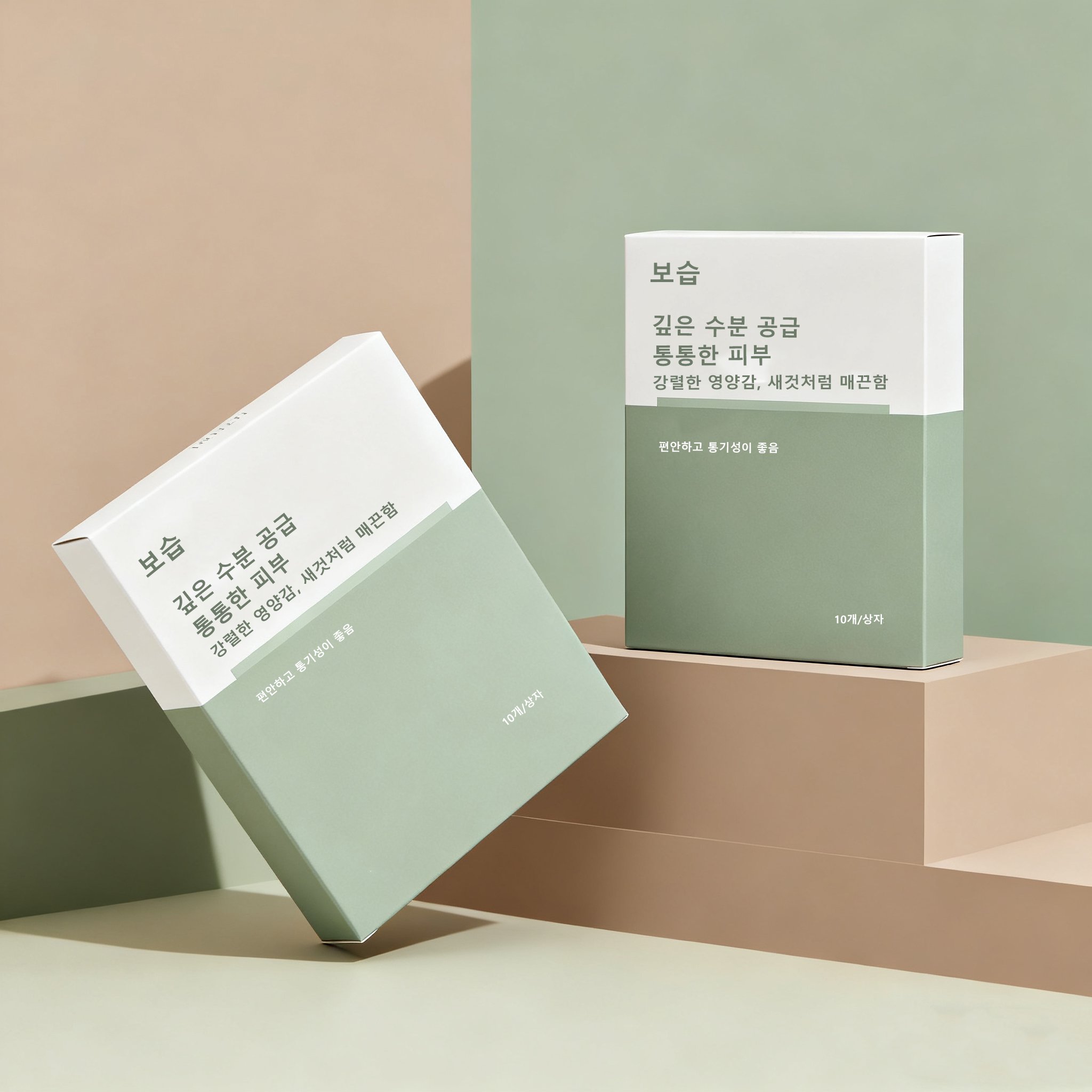 촉촉한 보습 마스크팩 2박스 (각 10매)