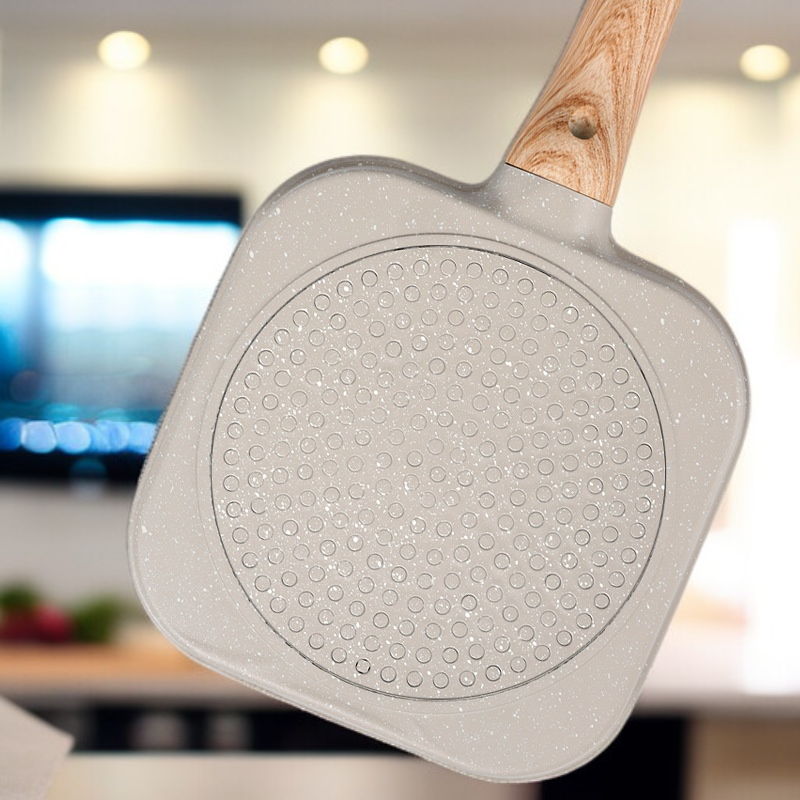 다기능 화이트 더블 프라이팬 무코팅 인덕션 호환