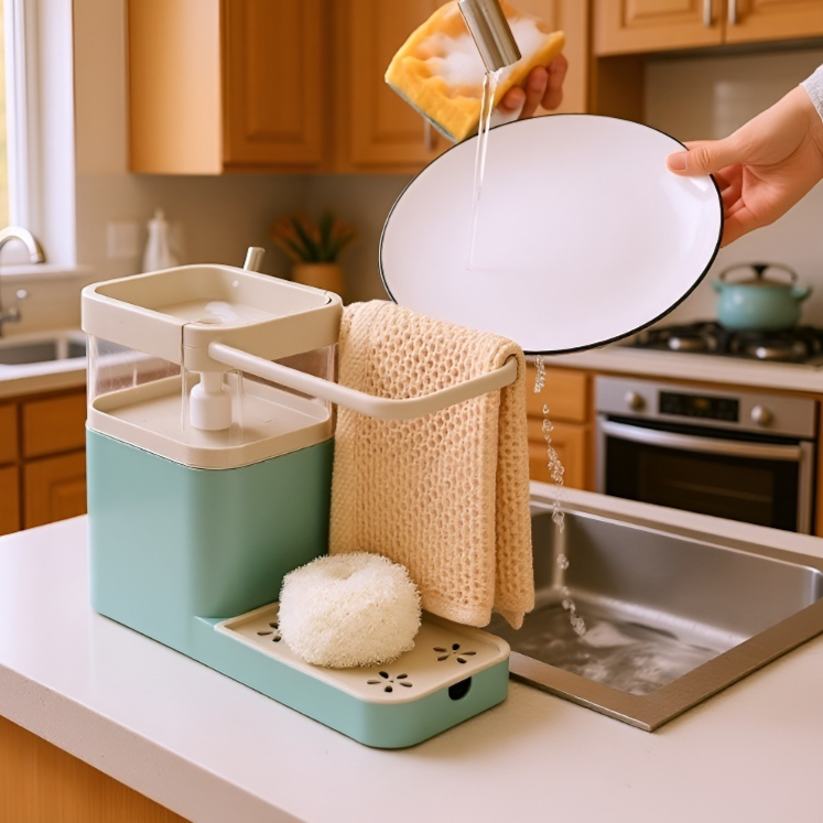 Shelf Organizer for Liquid Boxes, Multifunctional Cleaner