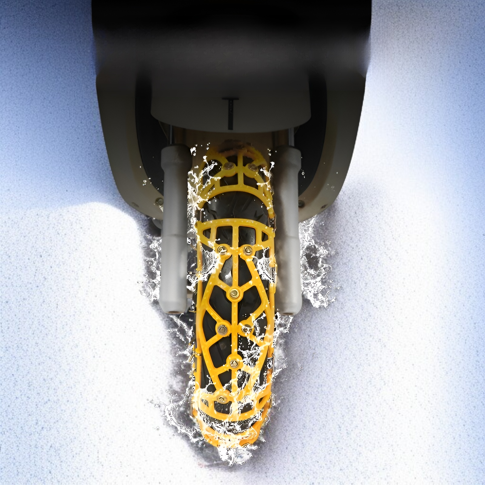 Cadenas de nieve de caucho engrosado