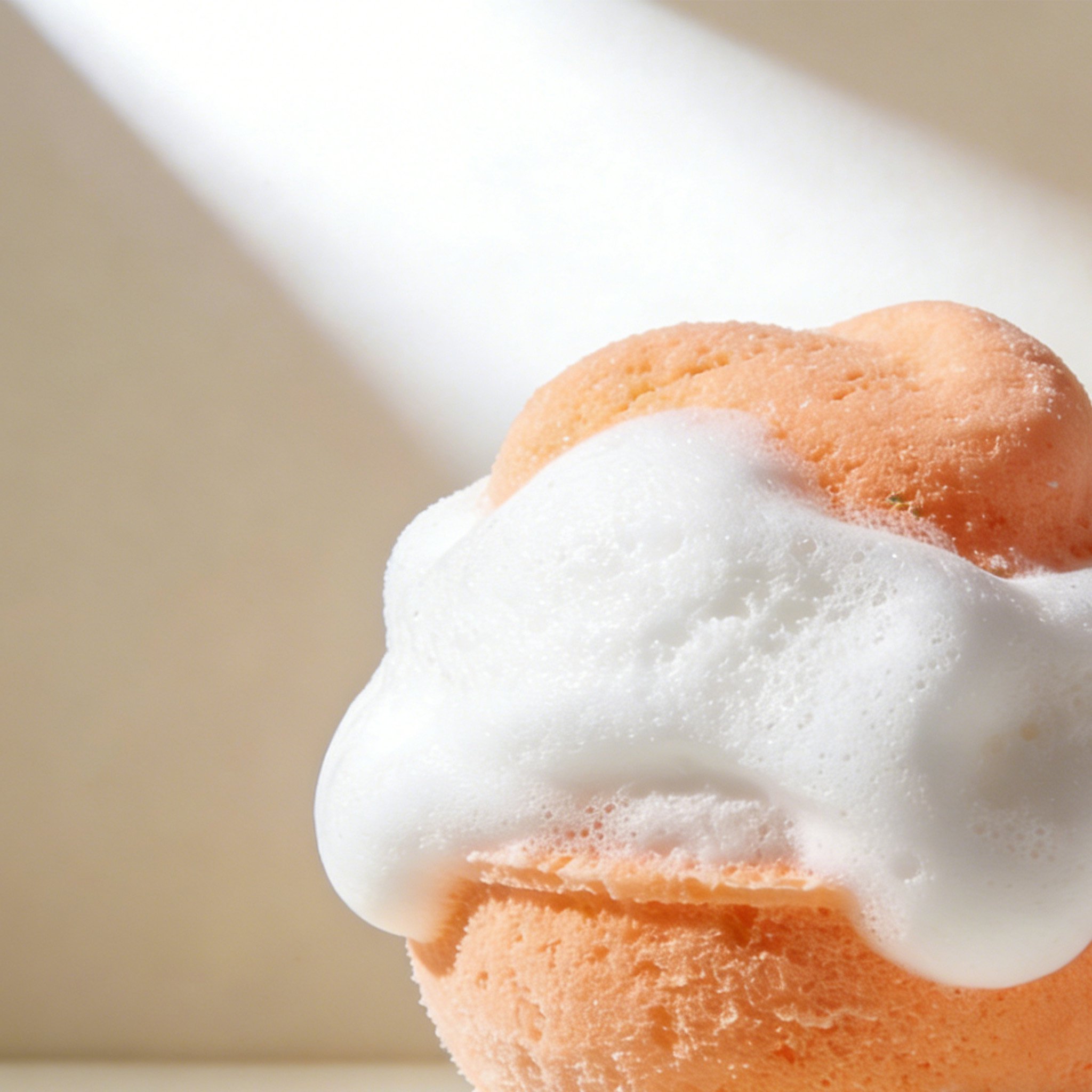 풍부한 거품을 내는 입욕제 볼