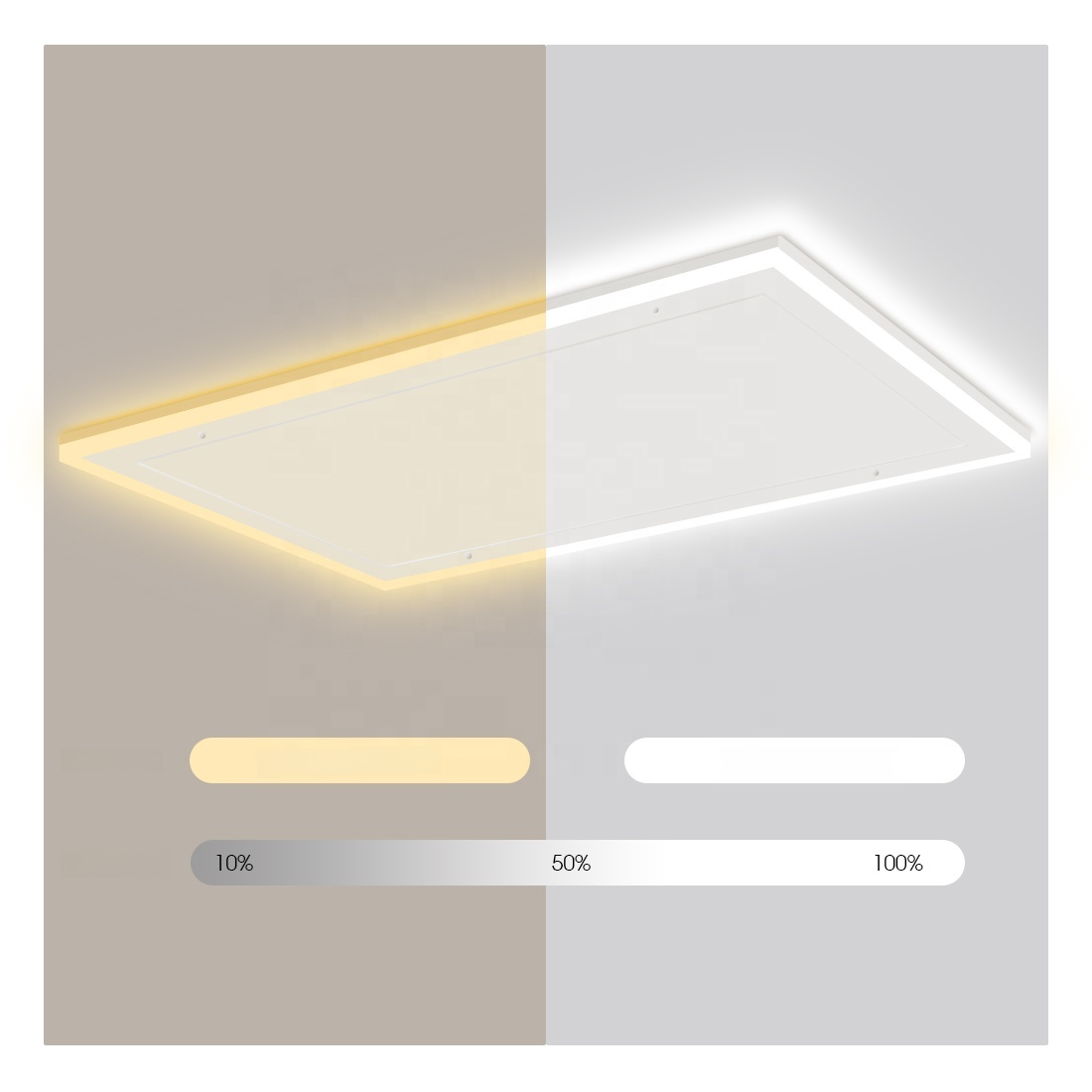 Panel calefactor chino con tira LED y tecnología de grafeno, 230V/240V