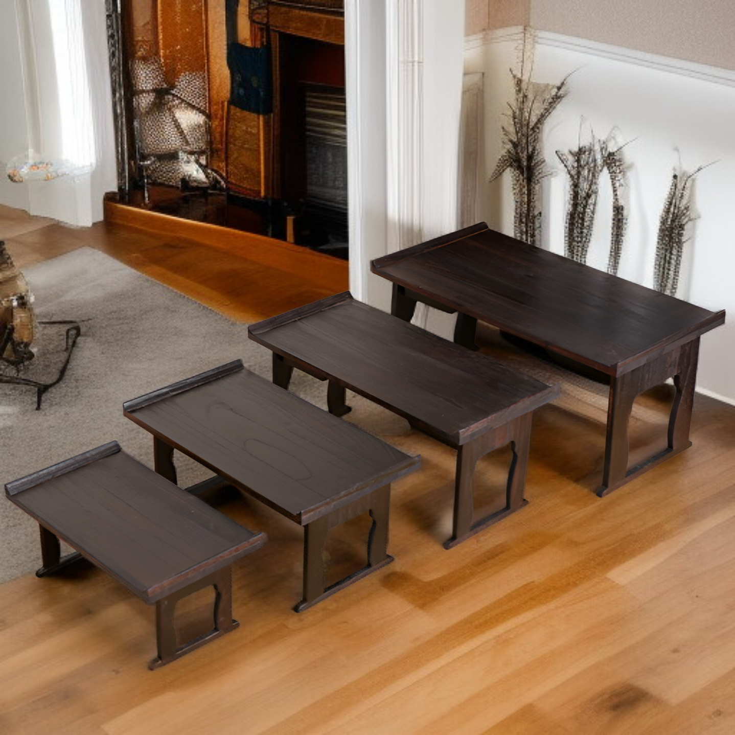 Mesa auxiliar plegable ideal para el salón