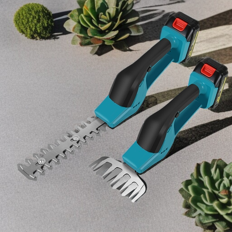 Tondeuse multifonction à batterie lithium pour gazon, désherbage et taille de haies