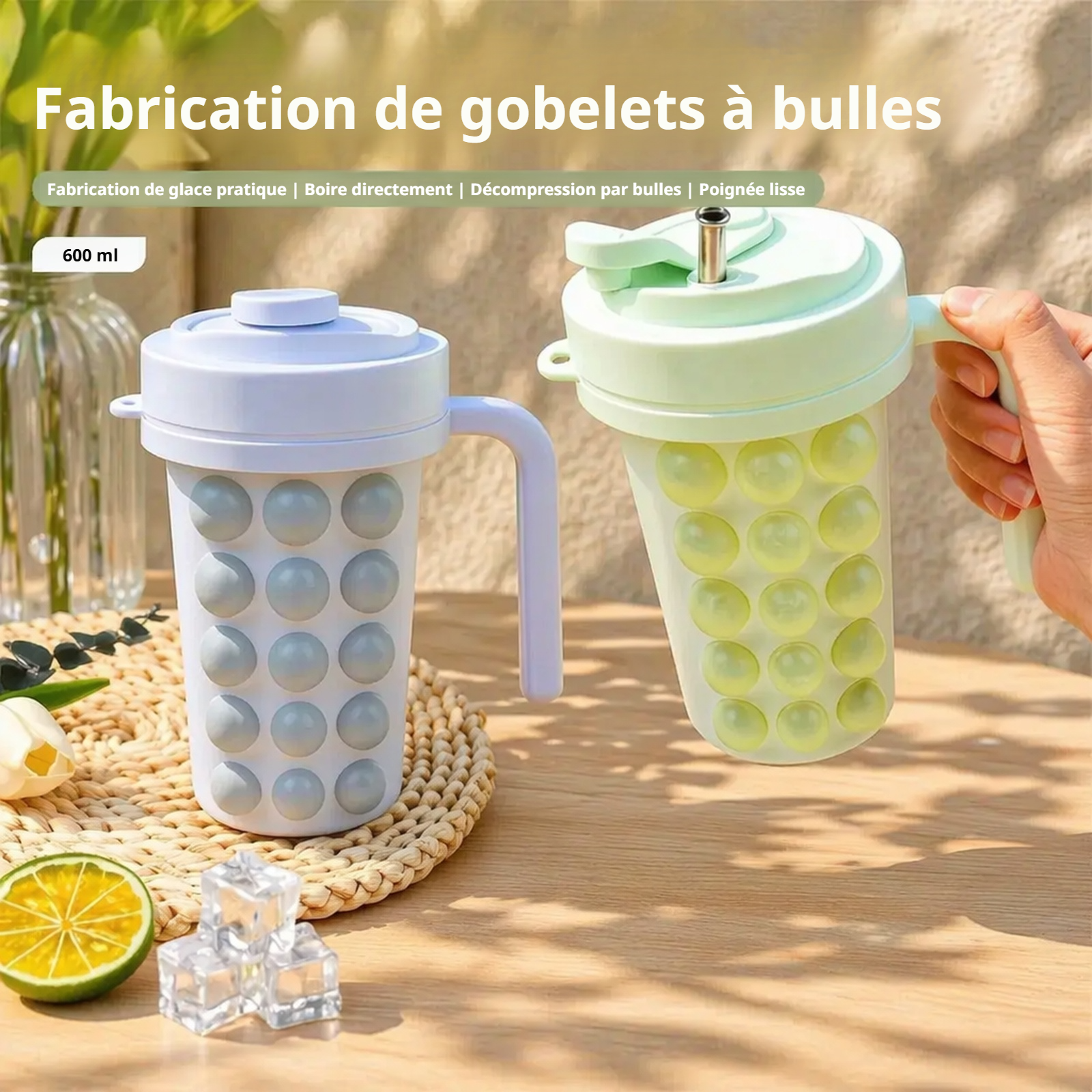 Carafe à glaçons en silicone alimentaire