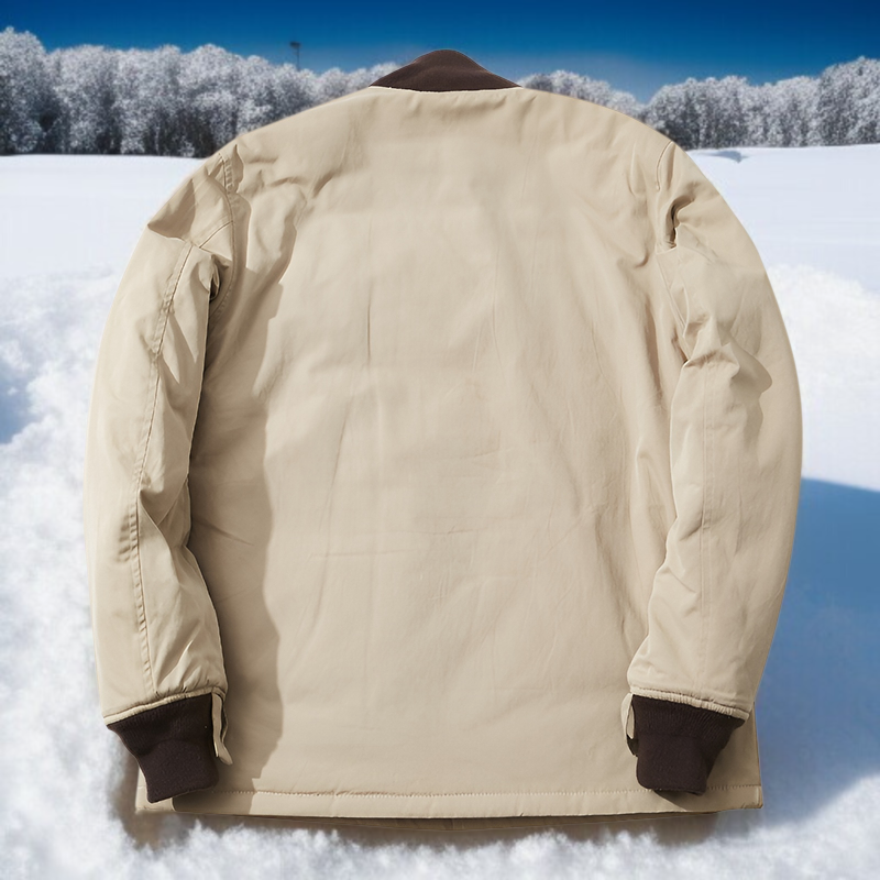 ベースボールカラー中綿ジャケットM43 メンズ綿入りアウター