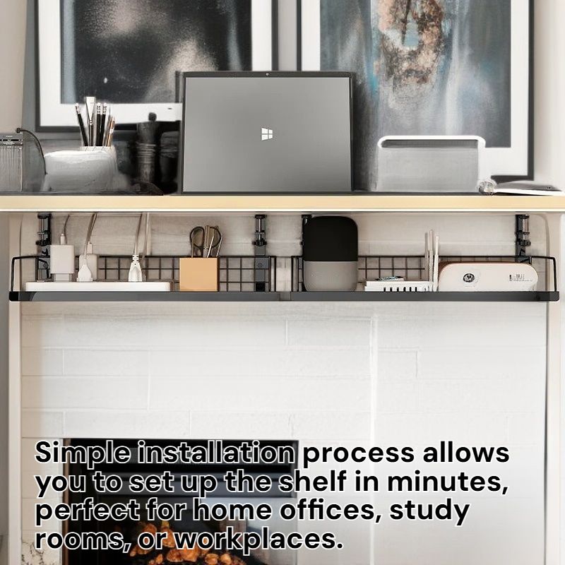 Under Desk No-Installation Storage Rack