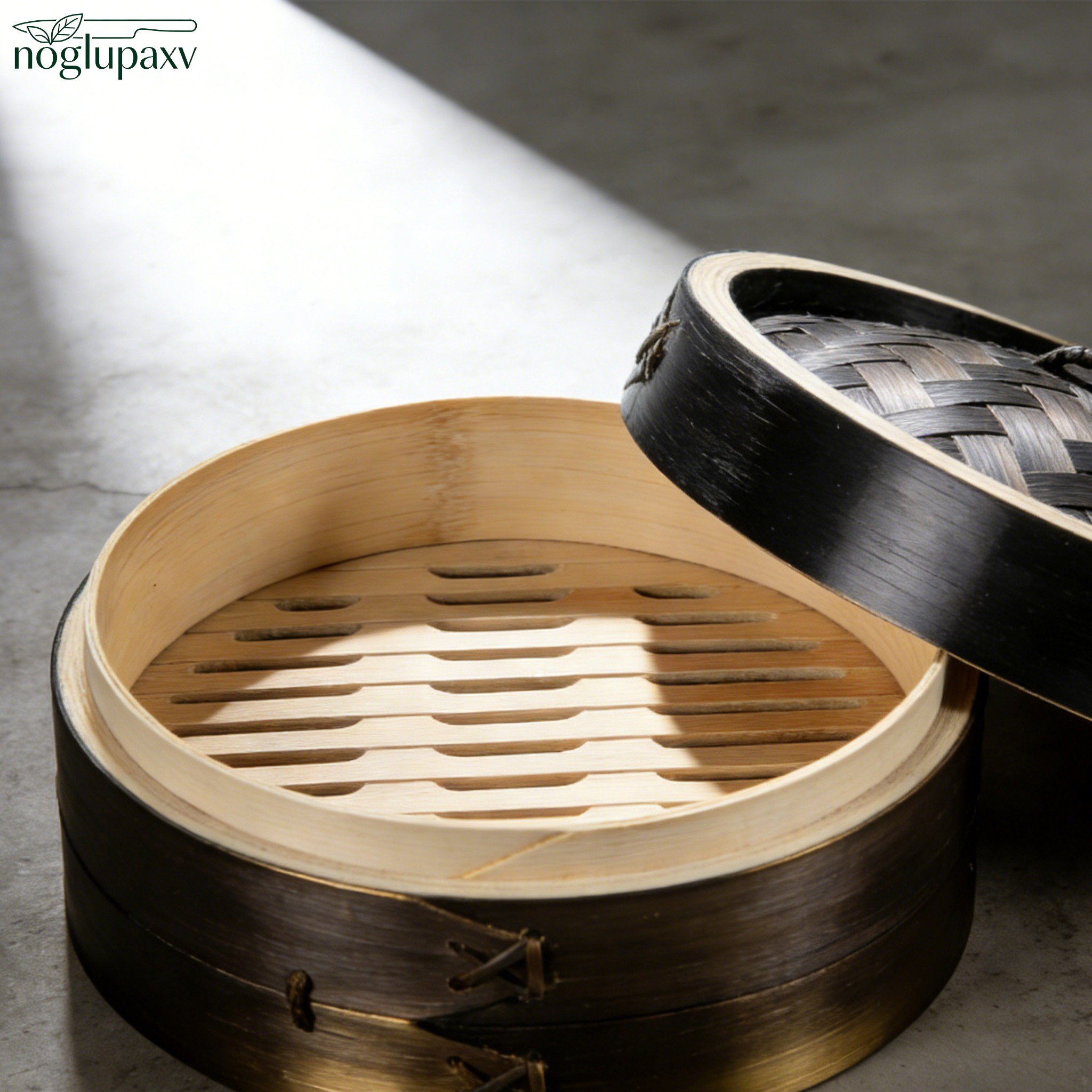 手工竹製家用蒸籠 （3個）