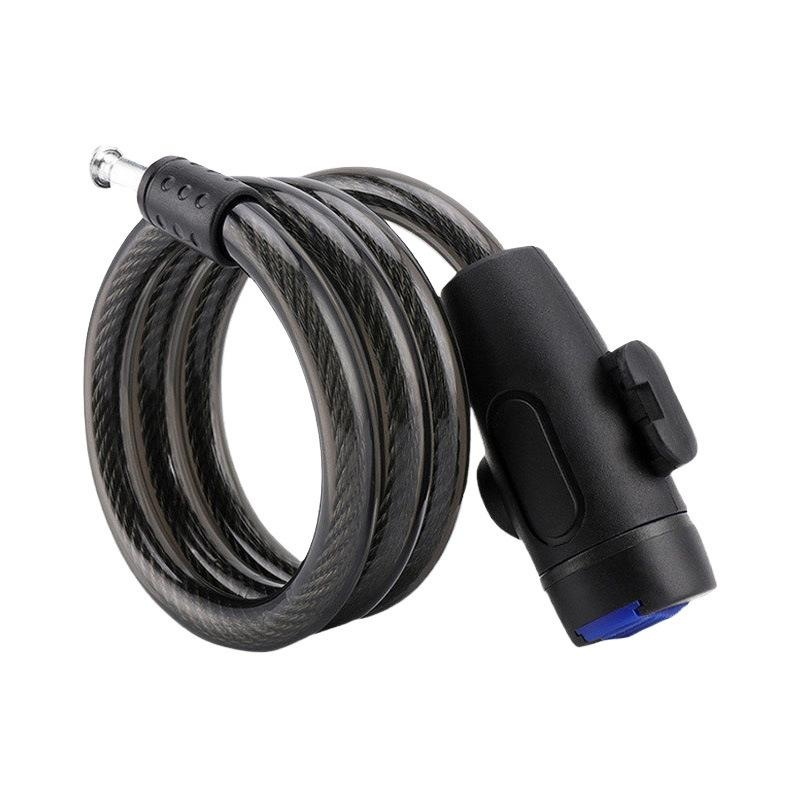 Anti-theft lock for mountain bike accessories