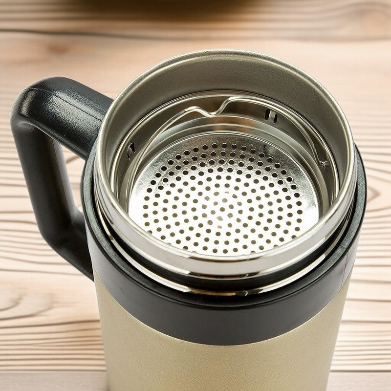 Thermosbecher aus 304 Edelstahl für Herren mit großem Fassungsvermögen